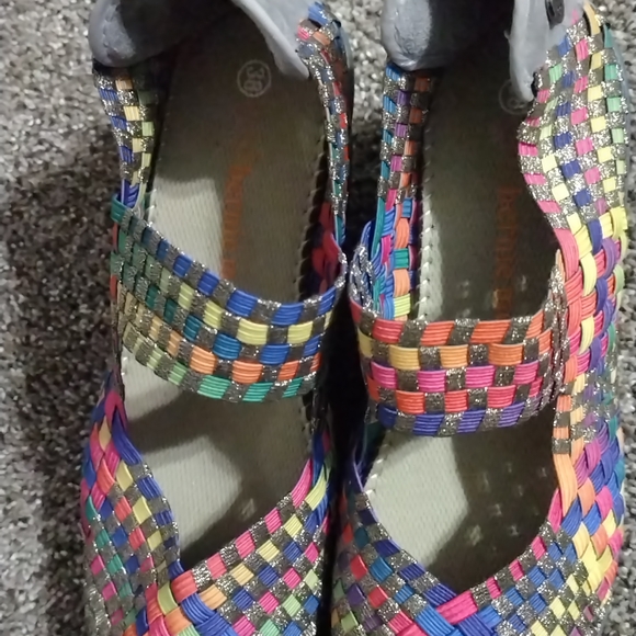 Bernie Mev. Colorful Woven Women's Shoes - Picture 5 of 17
